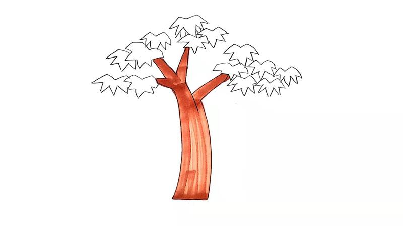 梧桐树简笔画怎么画 梧桐树简笔画步骤
