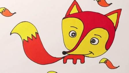 简笔画狐狸 简笔画狐狸头的画法