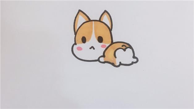 柯基的简笔画怎么画 柯基简笔画图片大全