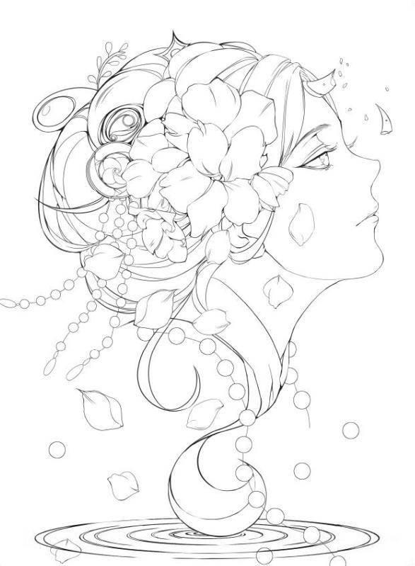 少女简笔画 少女简笔画简单又漂亮