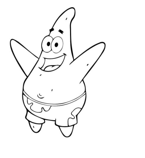 派大星的简笔画怎么画 派大星简笔画步骤