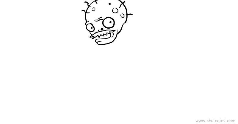 僵尸博士儿童画怎么画 僵尸博士简笔画步骤