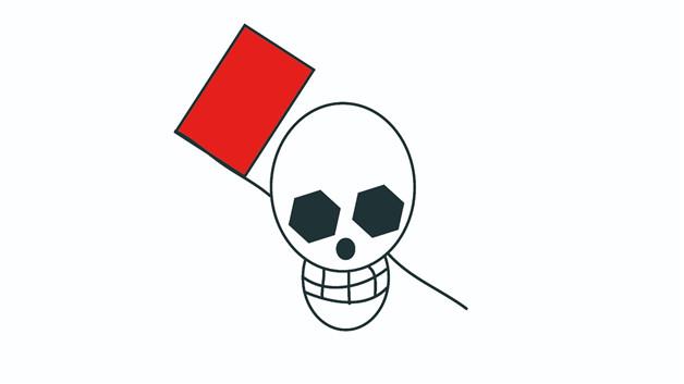 骷髅头简笔画怎么画 骷髅头简笔画步骤