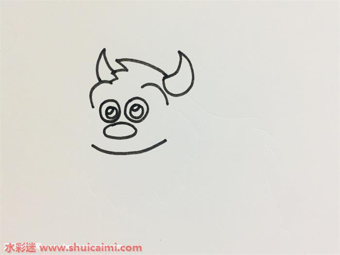 毛怪怎么画 毛怪简笔画步骤图
