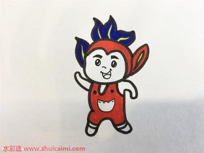 幼儿卡通吉祥物简笔画简单教程