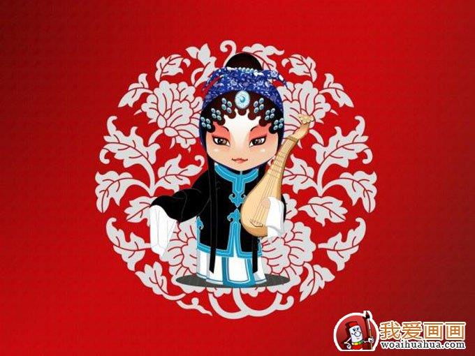 中国戏剧人物图片(旦角高清图片10P)简笔画怎么画 中国戏剧人物图片(旦角高清图片10P)简笔画顺序