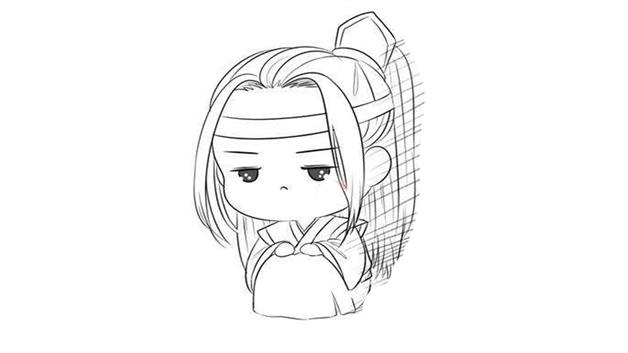 魏无羡蓝忘机简笔画怎么画 魏无羡蓝忘机简笔画简单又好看