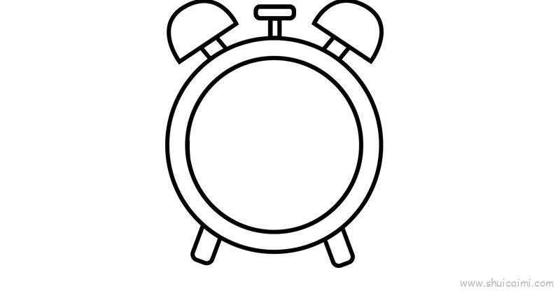 闹钟儿童画怎么画 闹钟简笔画顺序