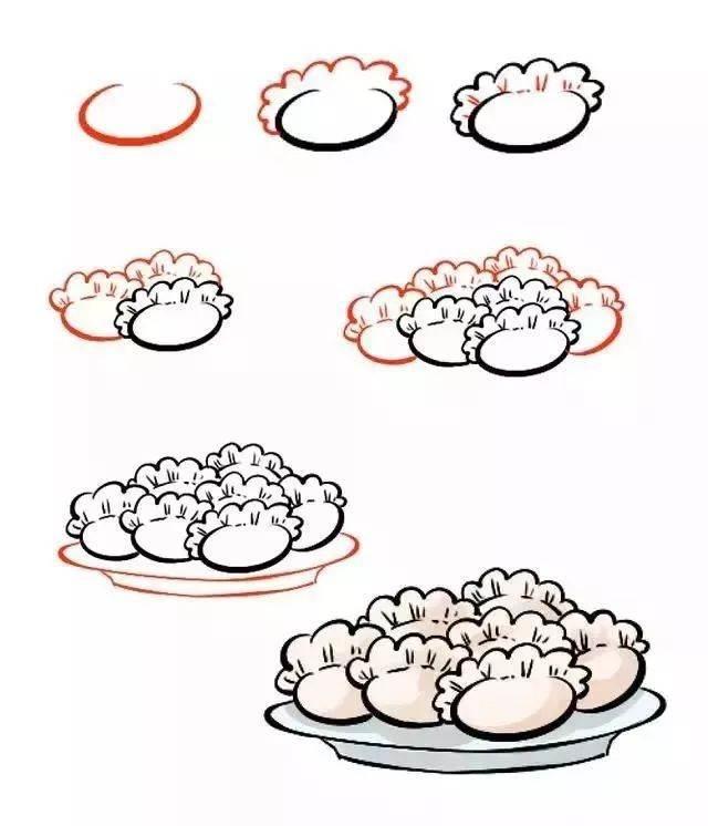 春节简笔画简单又漂亮2023 春节简笔画怎么画