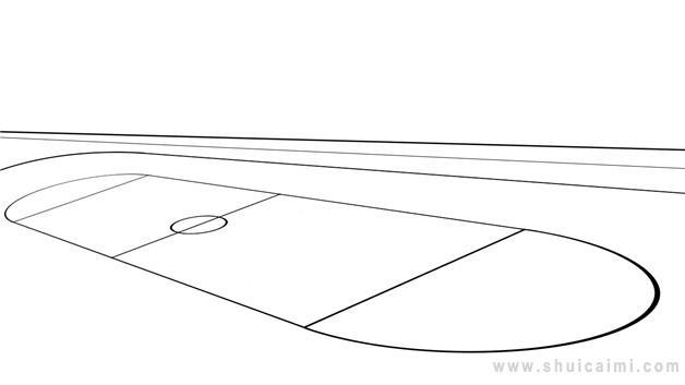 校园一角简笔画怎么画 校园一角简笔画步骤