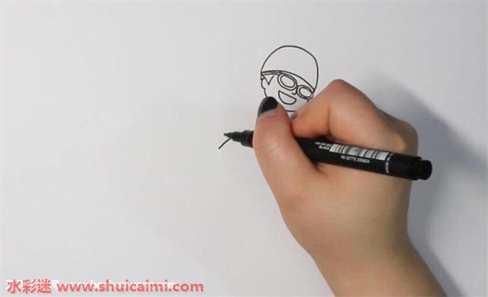 游泳怎么画 游泳简笔画简单易画彩色