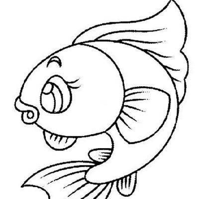 鱼的简笔画法 梭子鱼的简笔画法