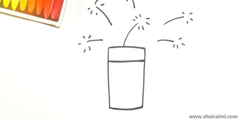 鞭炮儿童简笔画怎么画 鞭炮儿童画画法