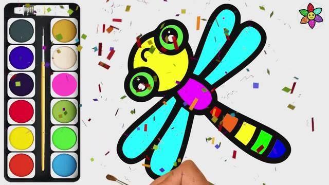 蜻蜓简笔画 蜻蜓简笔画简单又漂亮