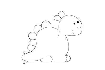 剑龙简笔画 翼龙简笔画图片大全