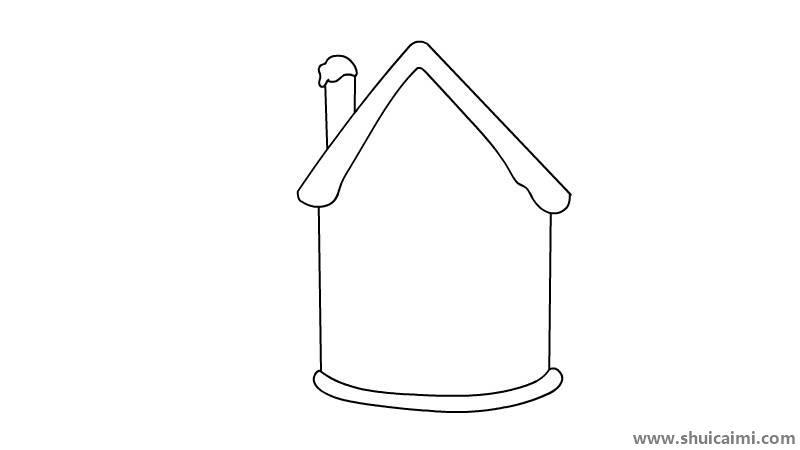 圣诞房子简笔画怎么画 圣诞房子简笔画简单又好看