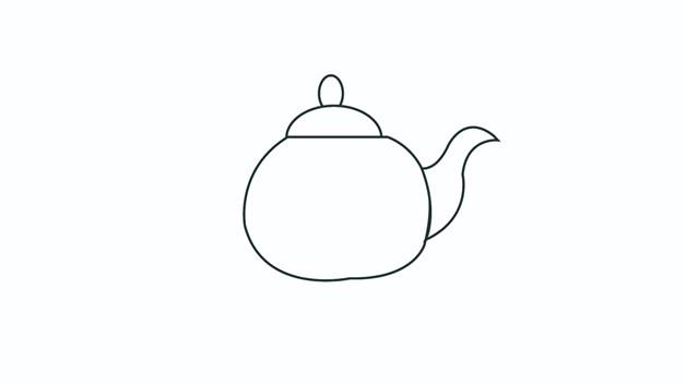 茶具简笔画怎么画 茶具简笔画图片大全