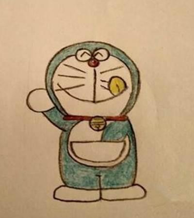 叮当猫简笔画 叮当猫简笔画图片