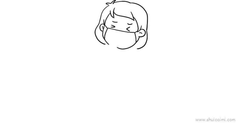 预防肺炎儿童画怎么画 预防肺炎简笔画简单又好看