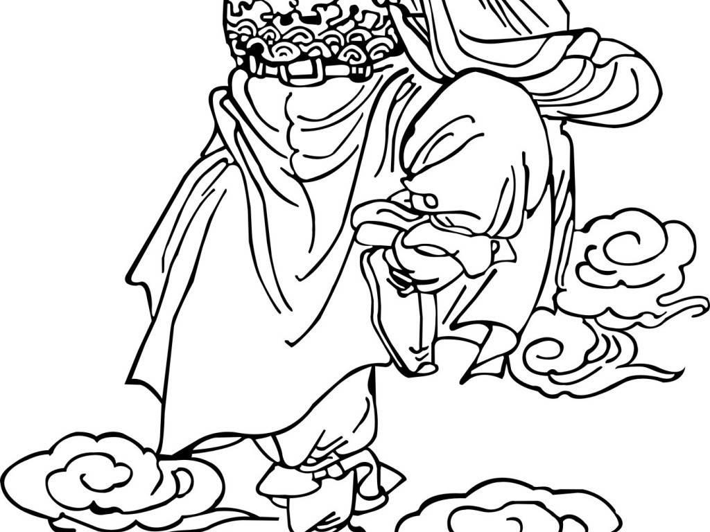 简单钟馗画法 简单钟馗画法图片