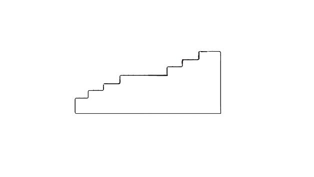 楼梯简笔画怎么画 楼梯简笔画步骤
