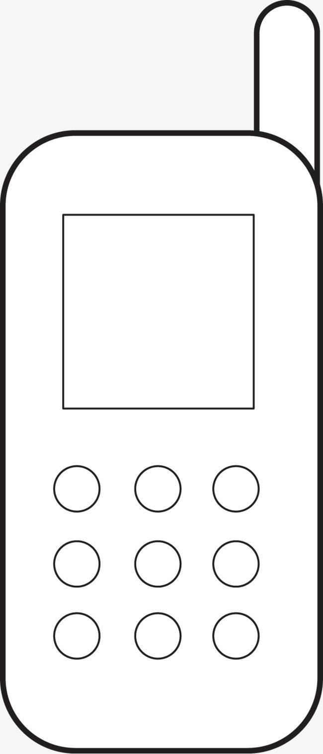 手机简笔画 手机简笔画图片