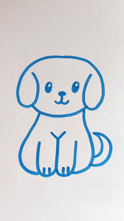 简单画小狗一学就会