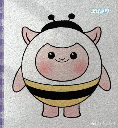 蛋仔派对简笔画