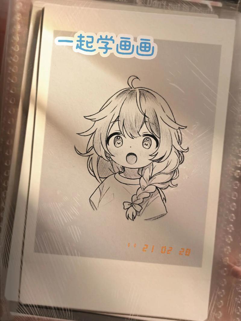 可爱的小女孩简笔画怎么画小女孩简笔画抖音