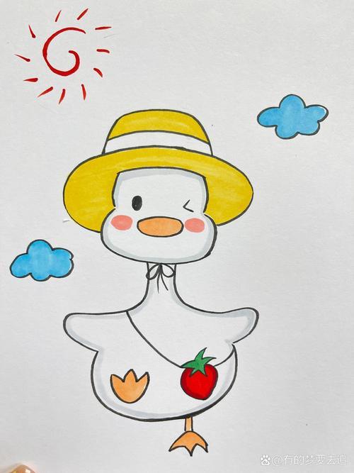 简笔画小鸭子附教程