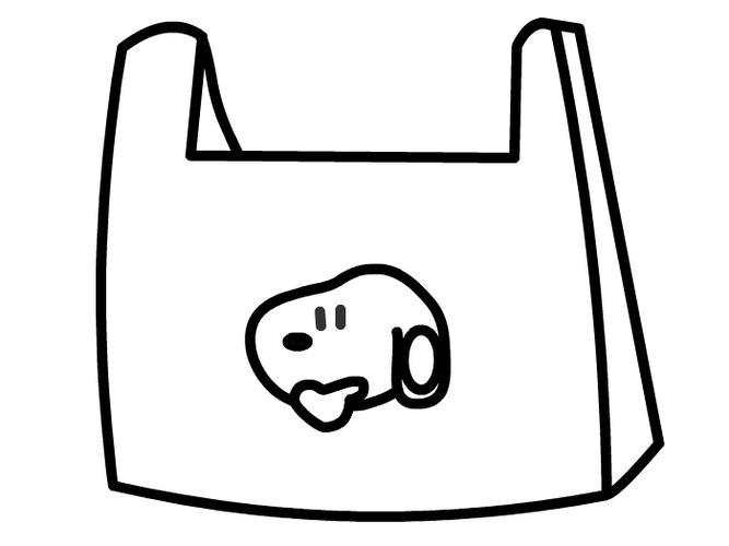 环保塑料袋怎么画