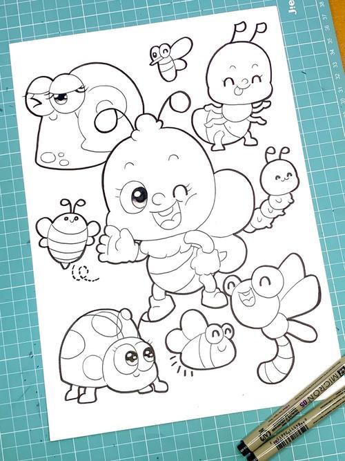 幼儿教资昆虫简笔画合集看着一篇就够