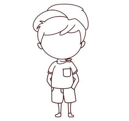 小男孩图片简笔画
