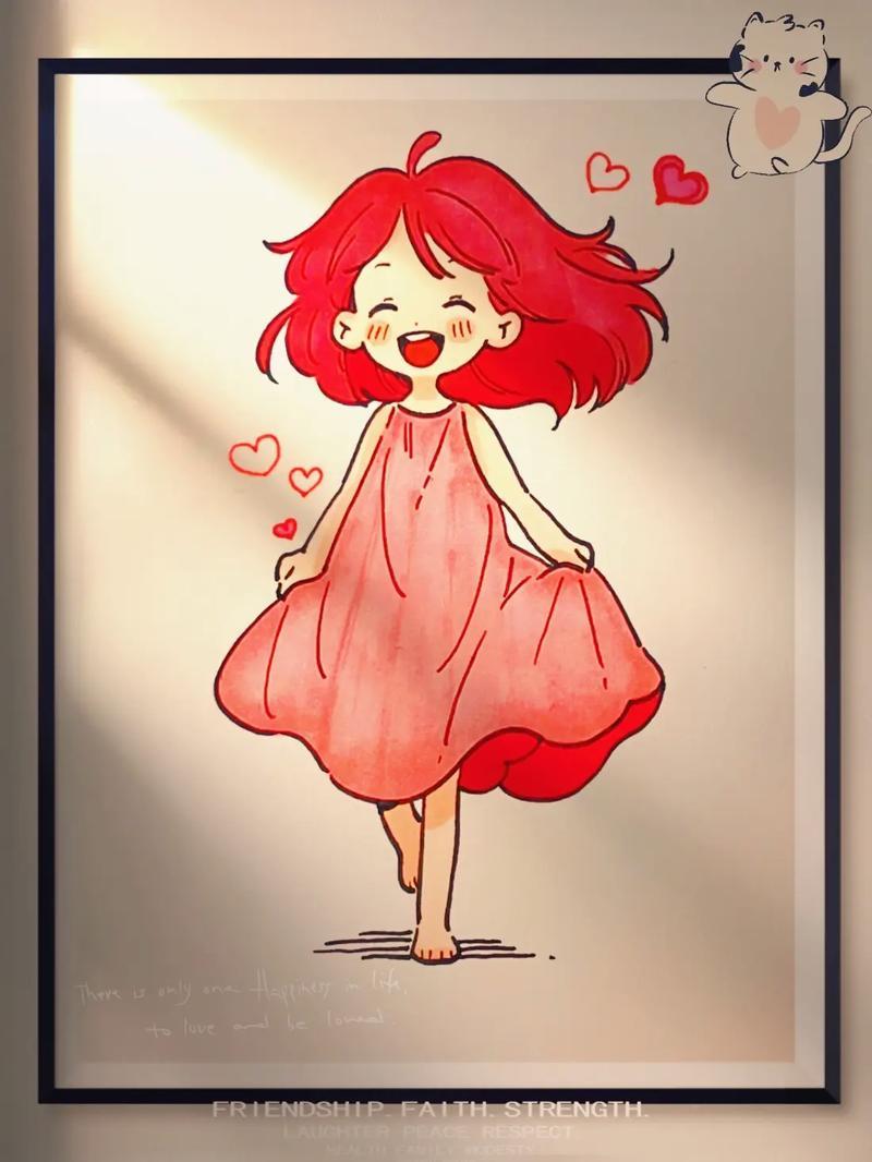 每日简笔画教程打卡爱笑的小女孩简笔画怎么画你的笑容就是抖音