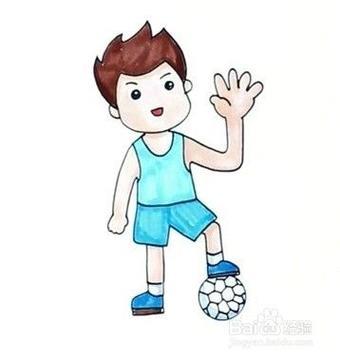 伴儿成长简笔画系列体育老师怎么画