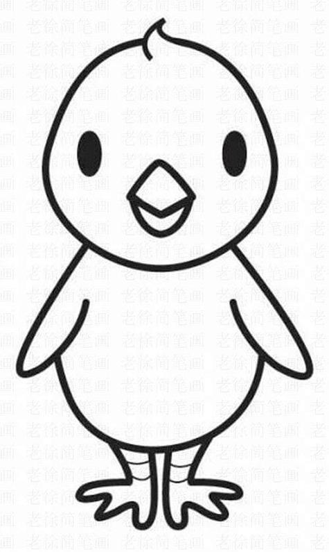 简单小动物简笔画儿童小动物简笔画图片大全可爱的卡通小动物简笔画画