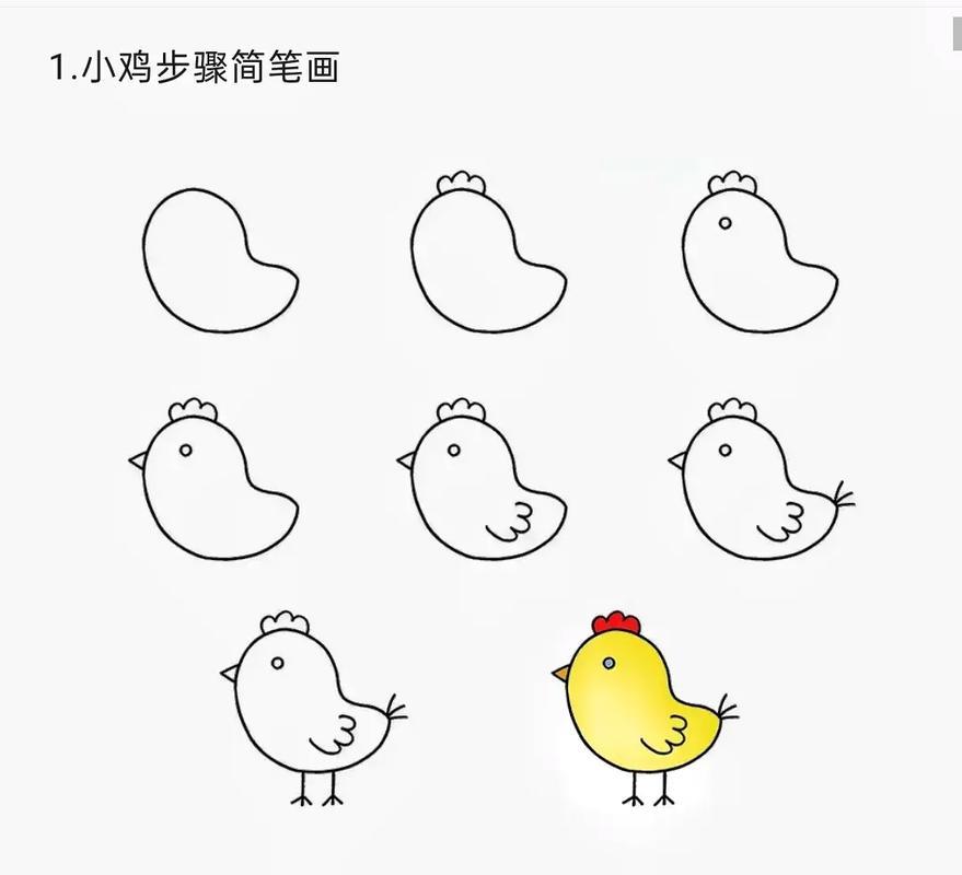 可爱的简笔画步骤教程大全老师家长快收藏抖音