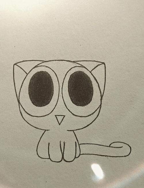 猫咪简笔画教程来啦