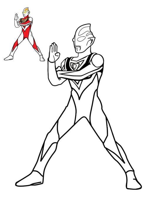 奥特曼简笔画教程简单几步搞定