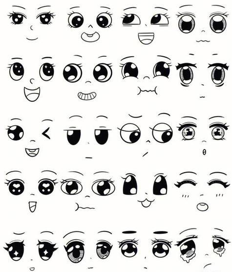 五官简笔画简单又漂亮五官卡通画简笔画图片