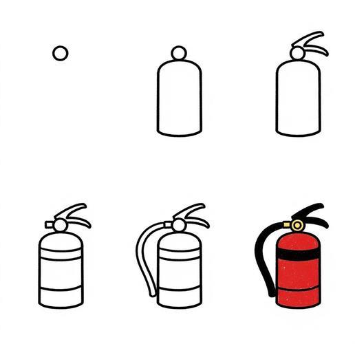 防火图案简笔画