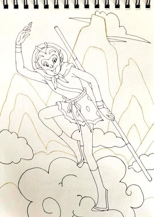 西游记孙悟空线稿来袭