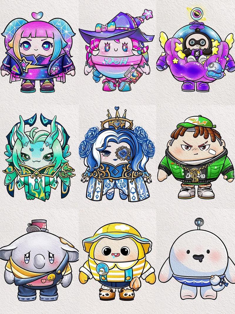 有手就会的蛋仔简笔画教程蛋仔大队集合啦蛋仔派对简抖音