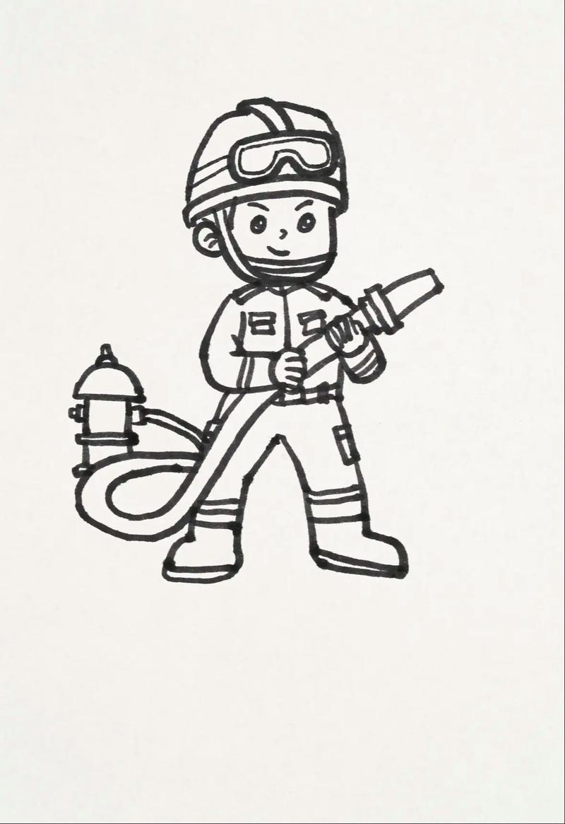 消防员怎么画我在抖音发笔记图文抖音