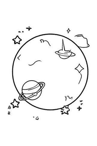 繁星简笔画