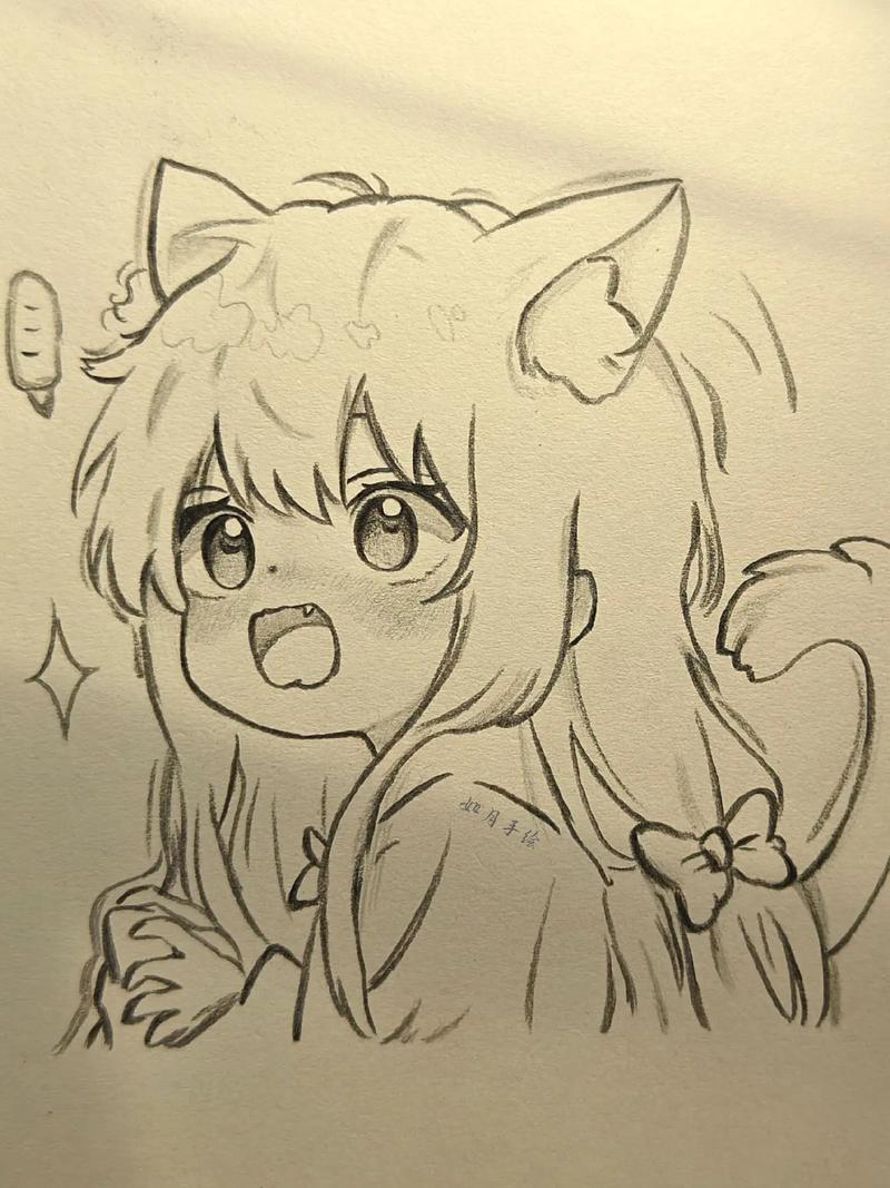 开门系我手绘绘画简笔画画渣日常二次元抖音