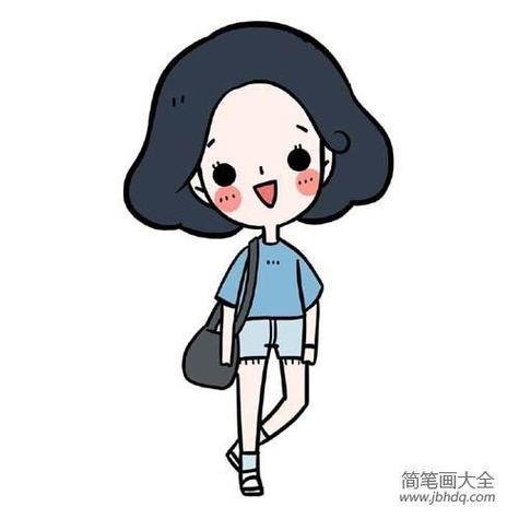 人物头像简笔画有色彩