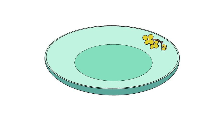 盘子简笔画盘子简笔画怎么画