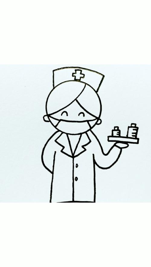 护士简单画法