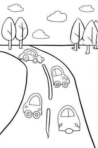 路的简笔画